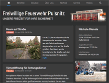 Tablet Screenshot of feuerwehr-pulsnitz.de
